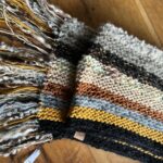 Echarpe française "Café Crème"