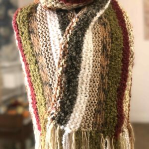 Echarpe longue "Promenade en Forêt"